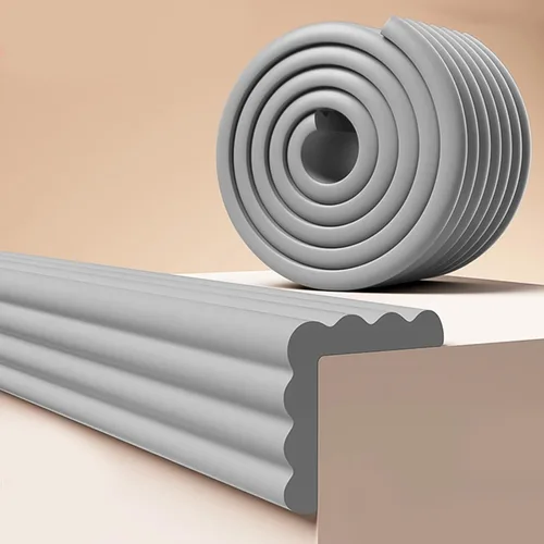 Vista 9 de 6.56 pies: protectores de bordes y esquinas de bebé, tira de espuma suave, protector de muebles de 3.15 pulgadas de ancho para mesa a prueba de Negro