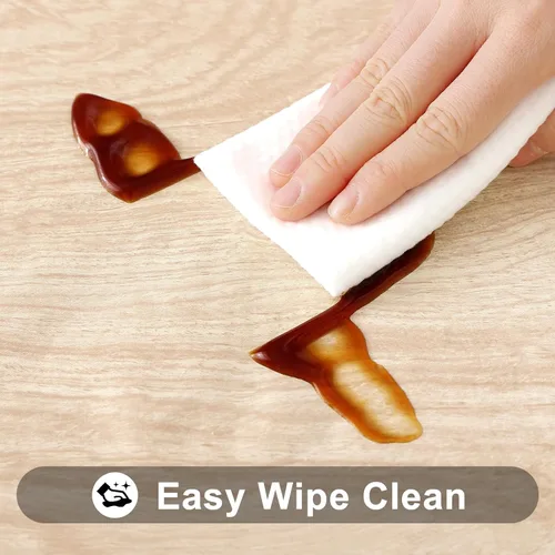 Vista 5 de Smiry Mantel redondo de pícnic, fundas de mesa elásticas impermeables para mesas de 18 a 24 pulgadas, manteles de vinilo con parte trasera