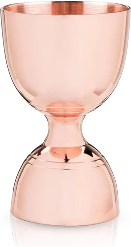 Vista 9 de Viski Canterbury - Juego de 1 herramienta de medición doble para cócteles, herramientas de bar y accesorios, herramienta de barman de acero Negro