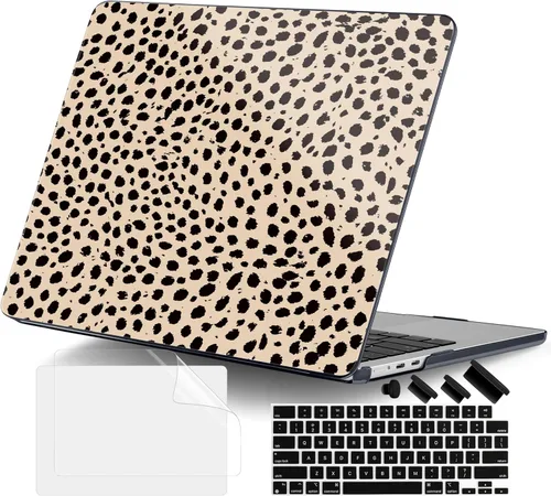 Vista 32 de DONGKE Funda para MacBook Air M4 de 13.6 pulgadas 2025 2024 2023 2022 Modelo A3240 A3113 A2681 M3 M2 Chip, carcasa rígida de plástico con Touch ID