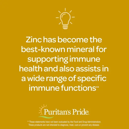 Vista 7 de Puritan's Pride Zinc 25 mg comprimidos, 100