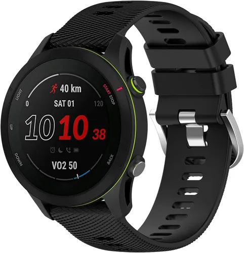 Vista 7 de Paquete de 10 correas de silicona para reloj de 0.709 in compatibles con Garmin Vivoactive 4SVivomove 3SVenu 2SForerunner 255S 265S