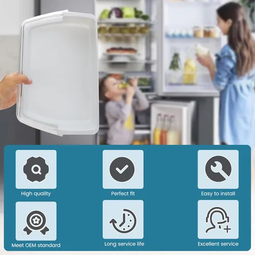 Vista 5 de DA97-08406A actualizado, DA97-08406B/C - Estante de puerta de refrigerador de repuesto para piezas Samsung RF4287HARS/RF4289 (lado derecho)