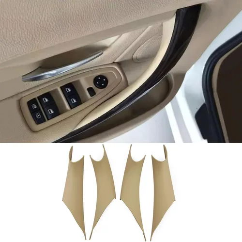 Vista 8 de Cubierta para manija de puerta de automóvil izquierda y derecha, Cubiertas Decorativas Protectoras para Manijas de Tirador Interior de Puerta