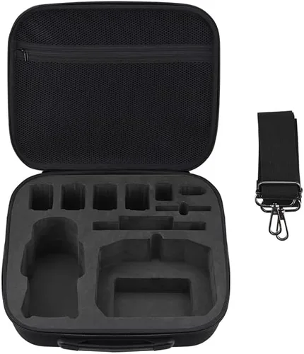 Vista 2 de Estuche de transporte duro para almacenamiento de dron para Mavic Air 2/Air 2S, drone, control remoto y funda de accesorios, bolsa protectora