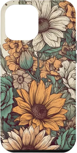 Vista 26 de Western Boho Leopard Sunflowers Cactus Funda Rodeo Cowgirl para iPhone 17