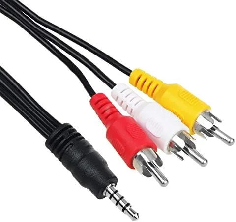 Vista 2 de Accessory USA Cable de audio y video RCA de 5 pies compatible con PANASONIC VJAW0032/VJAW0026/VJAW0039/LSJA0368