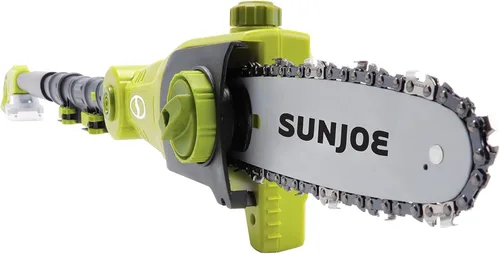 Vista 9 de Sun Joe 24V-PS8-LTE IONMAX 24V Motosierra de poste inalámbrica con kit de poste telescópico, incluye mango auxiliar, funda de hoja, batería de 2.0Ah