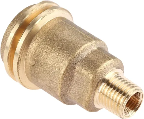 Vista 6 de Adaptador de montaje de gas propano de tuerca QCC1 con rosca de tubo macho de 1/4