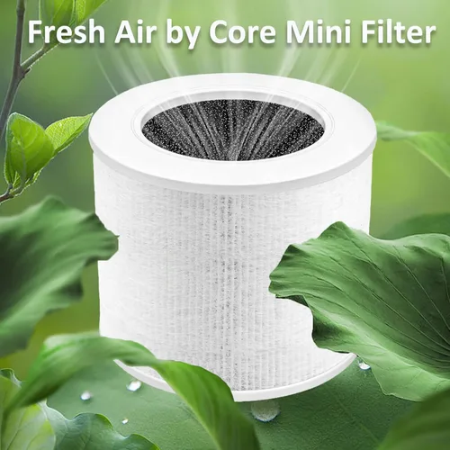 Vista 7 de Core Mini filtro de repuesto para mini purificador de aire LEVOIT Core, 3 en 1 H13 True HEPA filtro para Levoit filtro de repuesto Core Mini-P/Core