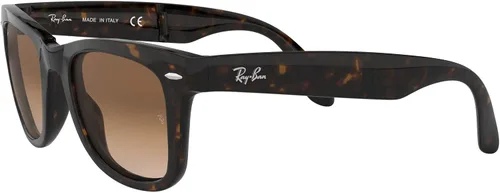 Vista 3 de Ray-Ban Rb4105 Wayfarer lentes de sol plegables Marrón 54 mm
