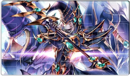 Nuevo Playmat Dragón Rosa Negra del Mago Oscuro Alfombrilla de Ratón para TCG CCG Juego de Cartas Coleccionables + Bolsa Gratis (ZD014-04)