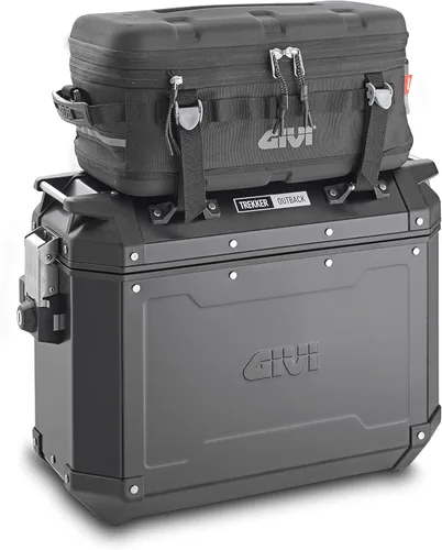 Vista 4 de GIVI OBKN37BLA Outback Funda Negra 37 Litros Lado Izquierdo