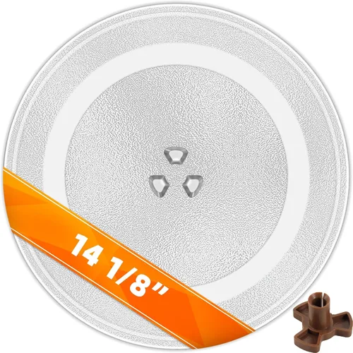 Vista 10 de CalPalmy Plato giratorio de microondas de 12.75" compatible con Whirlpool, Kenmore, LG, GE, Sears, placa de vidrio de 12-3/4", reemplaza el plato