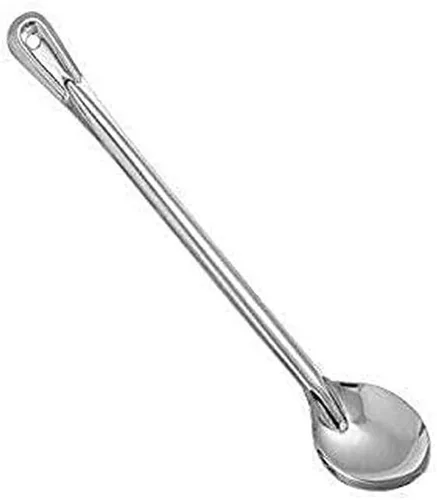 Vista 6 de Winco Prime Cuchara para hilvanar de acero inoxidable, NSF, perforada, 11 pulgadas