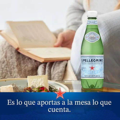 Vista 6 de S.Pellegrino Agua mineral natural con gas, botellas de plástico de 16.9 onzas líquidas (12 unidades)