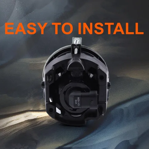 Vista 4 de VRracing Conjunto de luces antiniebla para parachoques, luces antiniebla de conducción, color humo, 2 unidades, compatibles con Dodge Charger