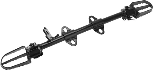 Vista 2 de Soporte de montaje de estriberas, aleación de acero para motocicleta, soporte de soporte de repuesto para CRF50 Pit Bikes Negro