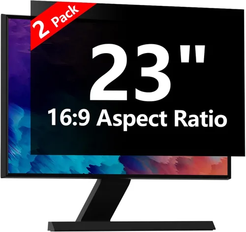 Vista 12 de Protector de pantalla de privacidad para computadora de 20 pulgadas con HP Dell Acer Asus Samsung LG y más, filtro de protección de seguridad