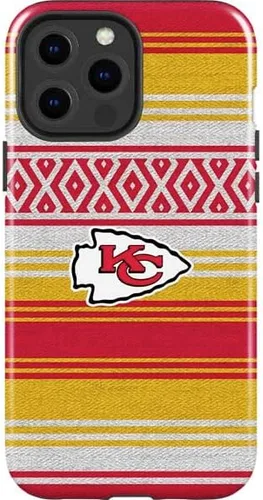Skinit Impact - Funda compatible con iPhone 14 Pro Max, diseño oficial de la NFL Kansas City Chiefs Trailblazer