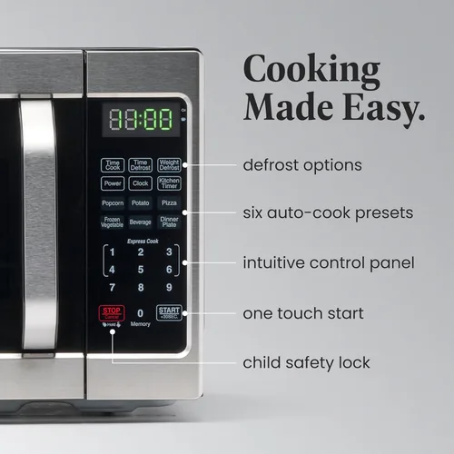 Vista 7 de Farberware Microondas para encimera de 700 vatios y microondas de encimera de 700 vatios, 0.7 pies cúbicos - Horno microondas con iluminación LED