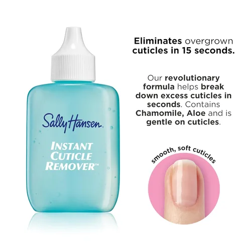 Vista 2 de Sally Hansen removedor de cutícula instantaneo, 1 onza líquida., paquete de de 1