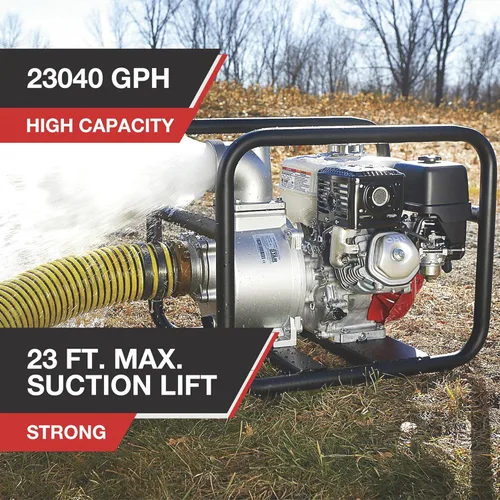 Vista 2 de NorthStar Bomba de semi-basura-Puertos de 4 pulgadas 23,040 GPH 3/4 pulgadas Tapa sólida #109183