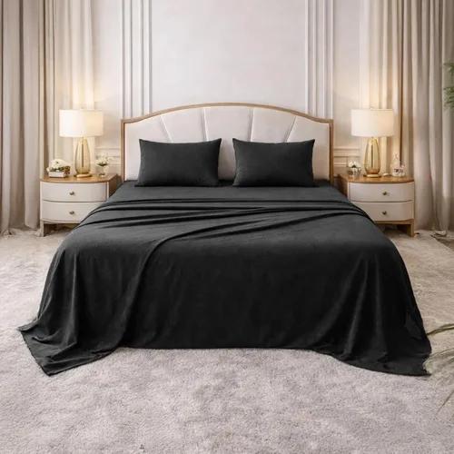 Vista 8 de DAN RIVER Juego de sábanas de jersey individual Sábanas de lujo 100% algodón Sábanas de camiseta Ropa de cama para todas las estaciones