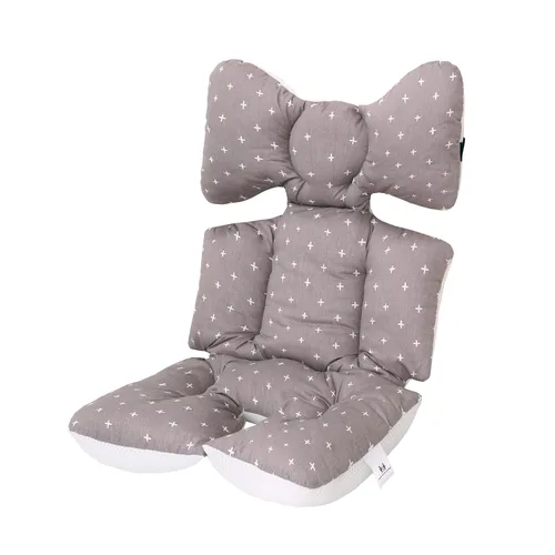 Vista 6 de Cojín universal para cochecito de bebé, forro universal para cochecito de bebé, reversible, suave y transpirable, malla de aire 3D, forro de asiento