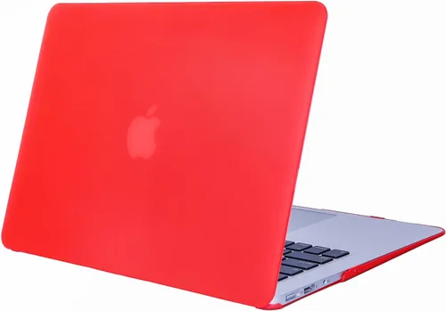 Vista 7 de Pack 5 en 1 de carcasa para MacBook Air, de Se7enline, de plástico duro, tacto suave, con protector de teclado de silicón, protector de pantalla