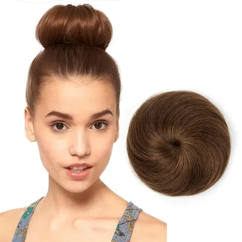 Vista 12 de isheeny Moño de Cabello Humano 100%, Moño Desordenado Pieza de Cabello Extensiones de Cabello Humano Real Moño de Cabello Rizado Natural Piezas