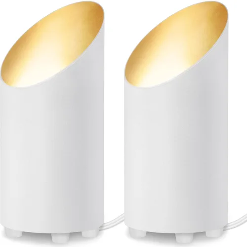 Vista 8 de SUNVIE Paquete de 2 luces de acento para interiores, lámpara de pie, iluminación ascendente, foco interior con bombilla GU10 de 2700K, iluminación