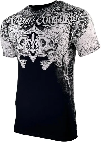 Vista 5 de Xtreme Couture by Affliction Camiseta Hombre Hector Negro