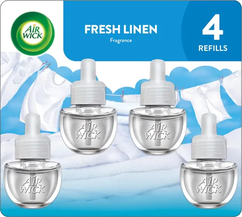 Vista 15 de Air Wick Recambio de aceite perfumado enchufable, 2 unidades, lino fresco, ambientador, aceites esenciales