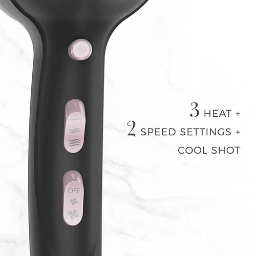 Vista 2 de Secador de pelo de cerámica perlada, Remington AC2015 T Studio Salon Collection, púrpura profunda