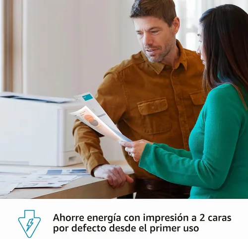 Vista 6 de HP Color LaserJet Pro M454dn Impresora, impresión a doble cara y Ethernet integrado (W1Y44A) Color blanco