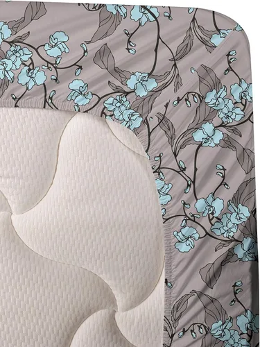 Vista 32 de Ambesonne Skull Sheet Set, Goth Roses Floral Skeleton Head Day of The Dead Ethnic Mexican Inspired, Fitted and Flat Sheet with Pillowcases Bedding