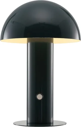 Vista 9 de JONATHAN Y JYL7115G Boletus 10.75" Lámpara de mesa LED de setas contemporánea bohemia recargable/inalámbrica de hierro regulable integrada, roja
