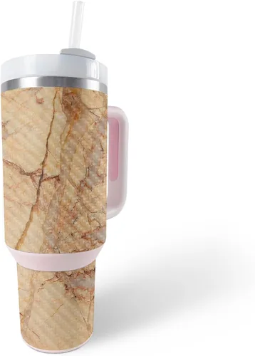 Vista 34 de MightySkins - Skin de fibra de carbono compatible con el vaso Stanley The Quencher H2.0 FlowState de 30 onzas, diversión de los años 90, acabado
