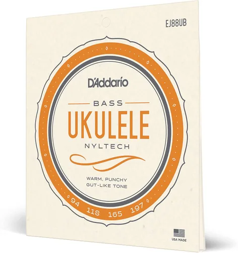 Vista 6 de D'Addario Cuerdas de ukelele soprano/concierto, fluorocarbono, EJ99SC, juego de 4 cuerdas, paquete de 1