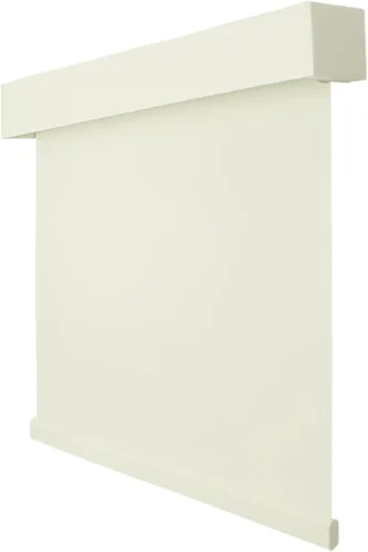 Vista 8 de Calyx INTERIORS Persiana enrollable opaca con cenefa, aislante térmico, sin cable, 28.5 pulgadas de ancho x 60 pulgadas de alto, blanco simple