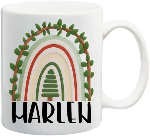 Personalized Name Mugs, Custom Christmas Marlen Name Mug, Christmas Family Mug, Gift for Christmas, Custom Holiday Mug, Christmas Party Gift 11 Oz