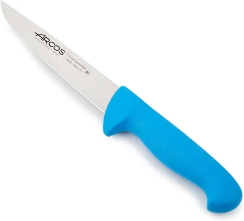 Vista 7 de Arcos Cuchillo de carnicero de acero inoxidable de 6 pulgadas y hoja estrecha de 6.299 in. Cuchillo profesional. Mango ergonómico de Negro