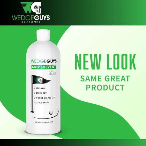 Vista 2 de Wedge Guys Solvente Profesional para Cinta de Agarre de Golf para Reemplazo de Agarre de Palos de Golf Solución de Solvente para Agarre de Golf