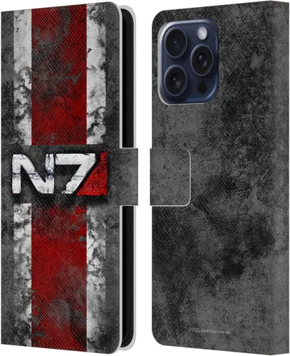 Vista 109 de Head Case Designs Officially Licensed EA Bioware Mass Effect Cerberus Logo Graphics Leather Wallet Case Compatible with Apple iPhone 7 Plus/iPhone 8