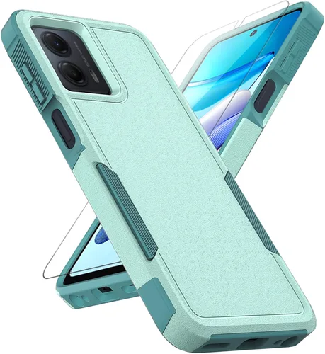 Vista 20 de Funda para Moto G 5G 2023 / Moto G Power 5G 2023: funda protectora de doble capa de servicio pesado resistente para teléfono celular a prueba