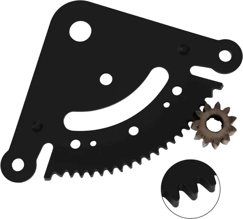 Vista 6 de Kit de engranaje del sector de dirección de 19 dientes compatible con cortacésped John Deere modelos D100 D105 D110 D120 D125 D130 D140 D150 D160