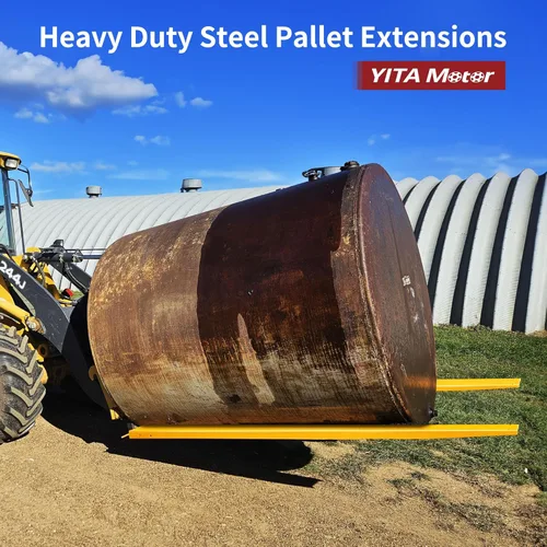 Vista 3 de YITAMOTOR Extensiones de carretilla elevadora de 72 pulgadas de largo y 4.5 pulgadas de ancho, alcance extensor de horquilla de acero resistente, 1