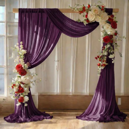 Vista 38 de MDS - Paquete de 1 panel (30 pulgadas de ancho x 40 pies de largo) para arco de boda, cortina de gasa transparente para boda, ceremonia, recepción