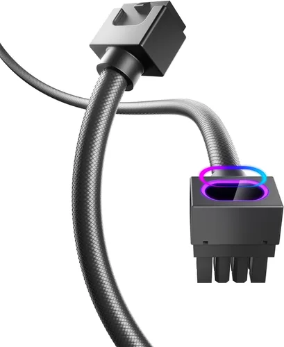 Vista 12 de AsiaHorse Hydrus-24PIN - Extensión de fuente de alimentación de placa base ATX de 24 pines, diseño de ángulo recto de 90°, fuente de alimentación